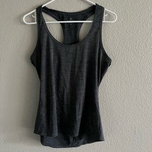 Athleta Chi Tank Top Gray Racerback Medium Gray